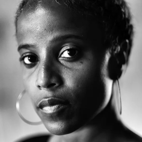 Portrait of Ali Black, co-founder of Balance Point Studios.